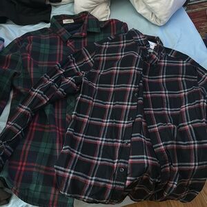 2 Men’s Flannels